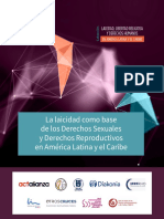 La Laicidad Como Base de Los Derechos Sexuales y Derechos Reproductivos en América Latina y El Caribe