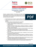 Informe 14 - Centroamerica y Republica Dominicana Unida Contra El Coronavirus (COVID-19)