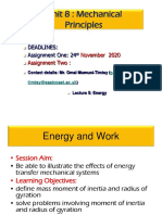 Unit 8: Mechanical Principles: Deadlines: Assignment One: 24