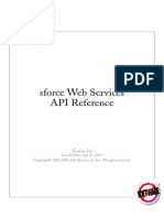 Sforce API Reference Manual