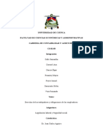 Derechos de Trabajadores y Obligaciones de Empleadores.