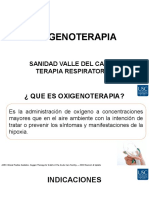 OXIGENOTERAPIA Sanidad