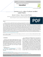 Jnr Values of Polymer Modified Asphalt Binders Impacted by Temperature