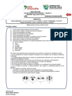 Taller de Recuperacion 1 Periodo Biologia Grado 9