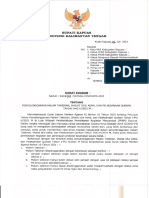 Surat Edaran Bupati Kapuas Nomor 360/272/SATGAS-COVID/KPS.2021 Tentang Penyelenggaraan Malam Takbiran, Shalat Idul Adha, Dan Pelaksanaan Qurban Tahun 1442 H/2021 M