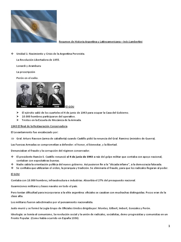 Resumen de Historia Argentina - 1710716104
