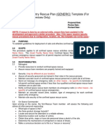 Confined Space Entry Rescue Plan GENERIC