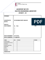 Lab Report SKF 3751 Chemical Reaction Engineering Laboratory 2010/2011 - 02
