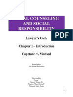 Group 1 Report Lawyers Oath and Chapter 1