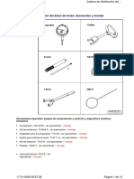 Cadena de Distribución Del Árbol de Levas: Desmontar y Montar