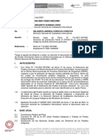 Respuesta MINCUL Sobre Oficio Nº 116-2021 Elecciones