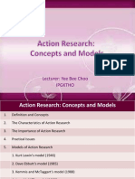 Action Research Concepts and Models