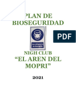 Plan de Bioseguridad para Burdel Nigh Club