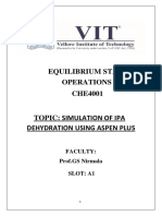 Equilibrium Staged Operations CHE4001: Faculty: Prof - GS Nirmala Slot: A1