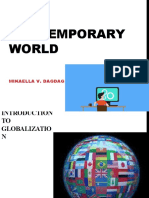 Contemporary World: Mikaella V. Dagdag