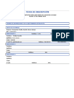 Ficha de Inscripcion - Charla