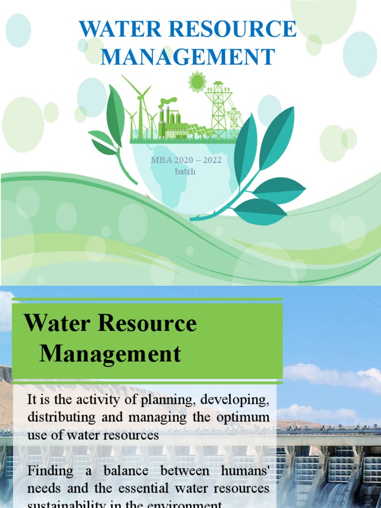 Water Resource Management Strategies | PDF | Water Resources | Resource
