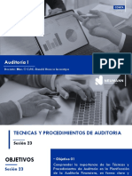 Sesion 23 - Tecnicas y Procedimientos de Auditoria