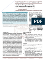 Seismic Analysis of Irregular Building Frames With Soil Structure Interaction