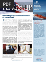 Flagship: Liberia Registry Launches Electronic Oil Record Book