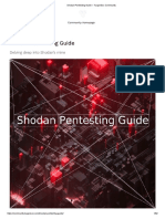 Shodan Pentesting Guide - TurgenSec Community