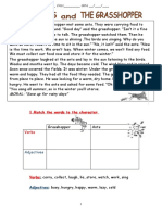 1.match The Words To The Character: Verbs