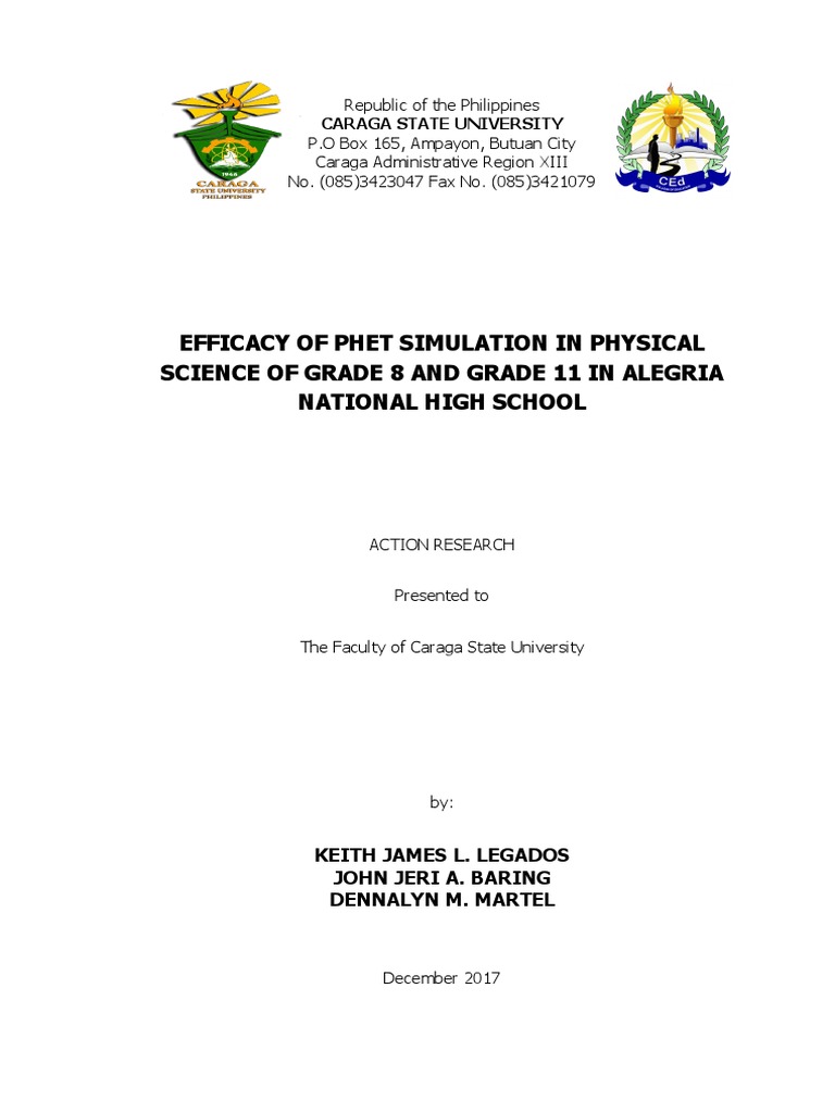 Efficacy of Phet Simulation 1 | PDF | Student's T Test | P Value