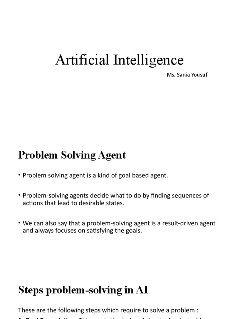 3 Artificial Intelligence - Week3 | PDF | Artificial Intelligence ...