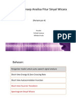 Konsep Analisa Fitur Sinyal Wicara