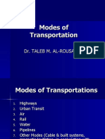 Modes of Transportation Guide