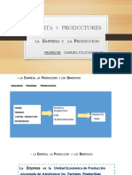 Oferta y producción: factores, objetivos y tecnología de la empresa