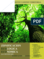 Zonificacion Ecologica Economica de La Convencion