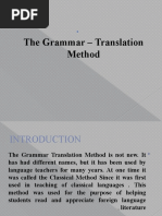 G Translation METHOD