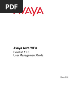 Avaya Aura WFO User Management Guide