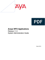 Avaya WFO Applications System Administration Guide