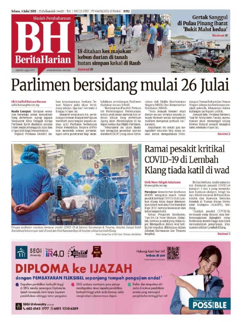 Beritaharian 6july Pdf