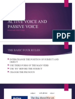 Basic Rules-Active Voice and Passive Voice