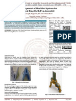 Development of Modified System For Round Ring Cloth Peg Assembly