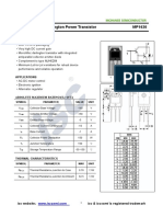 Silicon PNP Darlington Power Transistor MP1620: Description