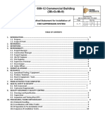 699-12 Commercial Building (3B+G+M+9) : Method Statement For Installation of Fire Suppression System