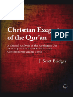 Christian Exegesis of The Qur'ān: J. Scott Bridger
