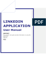 LinkedIn User Manual