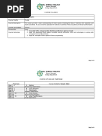 Sta. Teresa College: Course Syllabus Course Code Course Name Course Credits Course Description