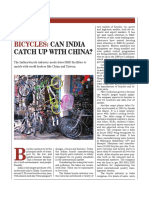 Bicycles:: Can India Catch Up With China?