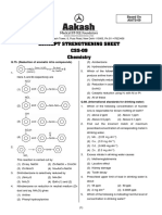Concept Strengthening Sheet CSS-09 Chemistry: (CF-OYM)