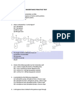 Molecular Basis of Inheritance Practice Test