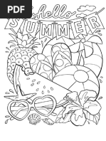 Summer Coloring Pages