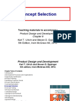 Concept Selection: Teaching Materials To Accompany
