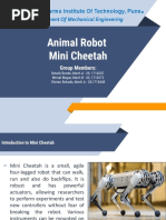 Animal Robot Mini Cheetah: Department of Mechanical Engineering