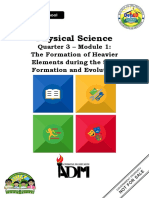 PhysicalScience11 - Module1 - Formation of Heavier Elements